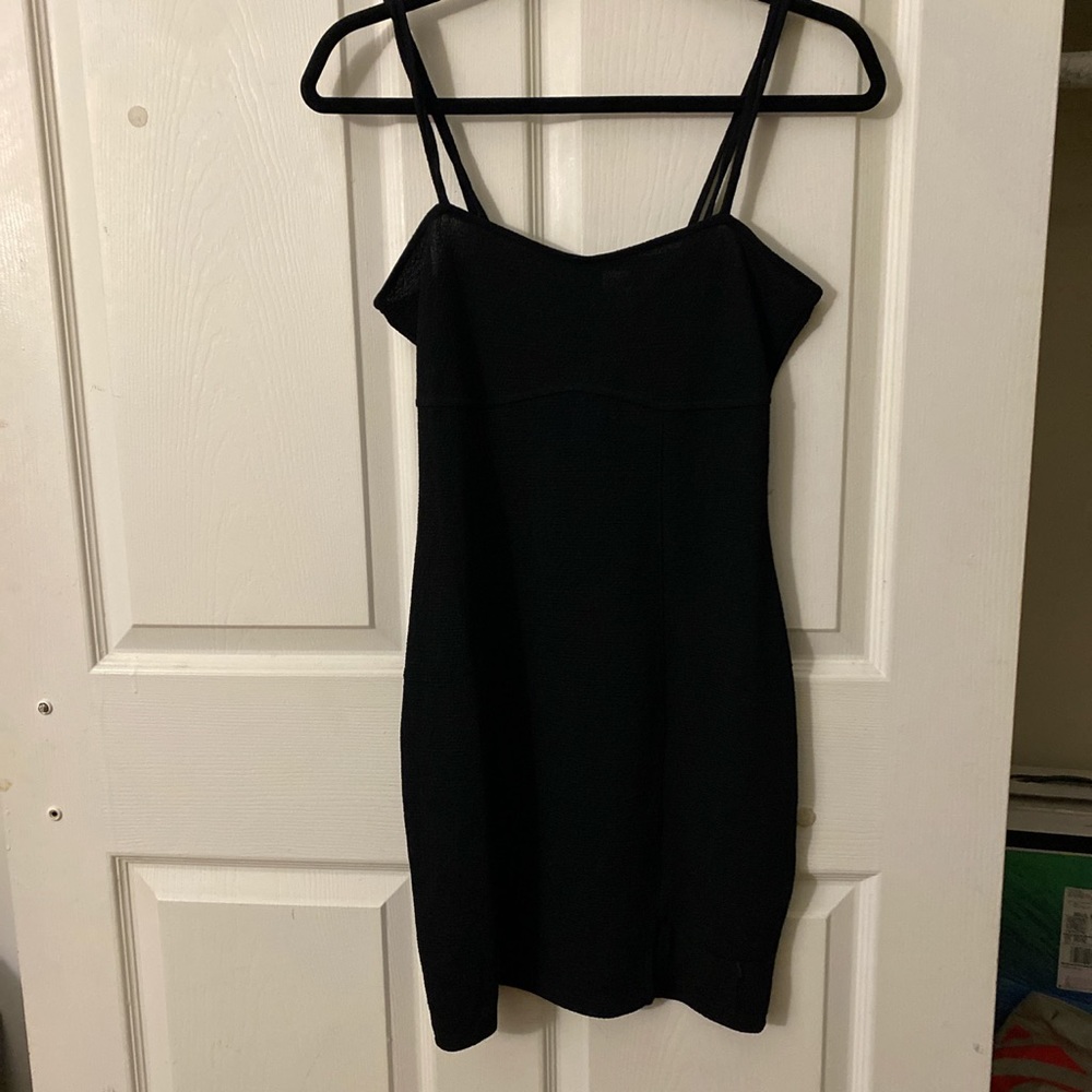 Black body tight dress